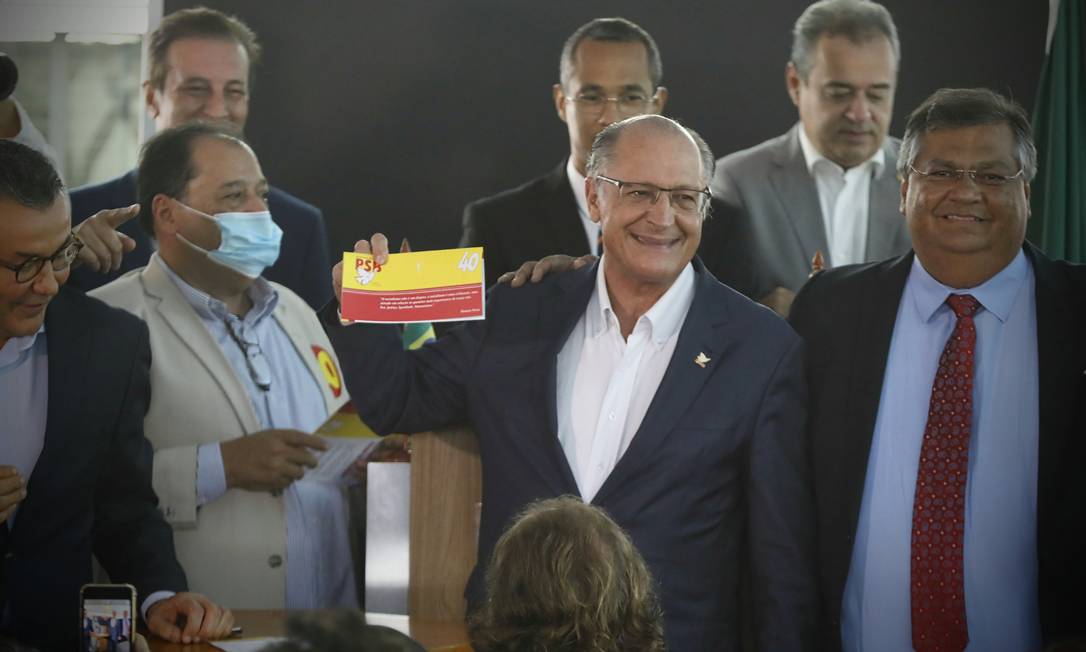 Filiacao de Geraldo Alckmin no partido PSB. Foto Cristia